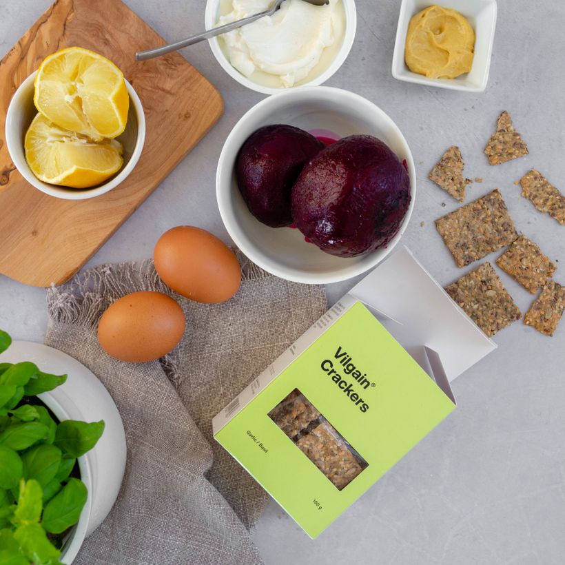 Pomazánka z červené řepy s vajíčkem