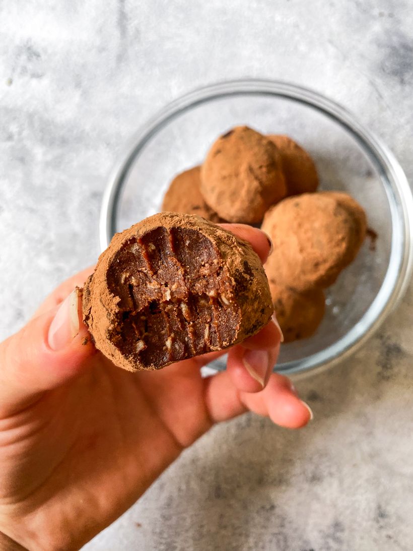 Trufe Tahini în ciocolată