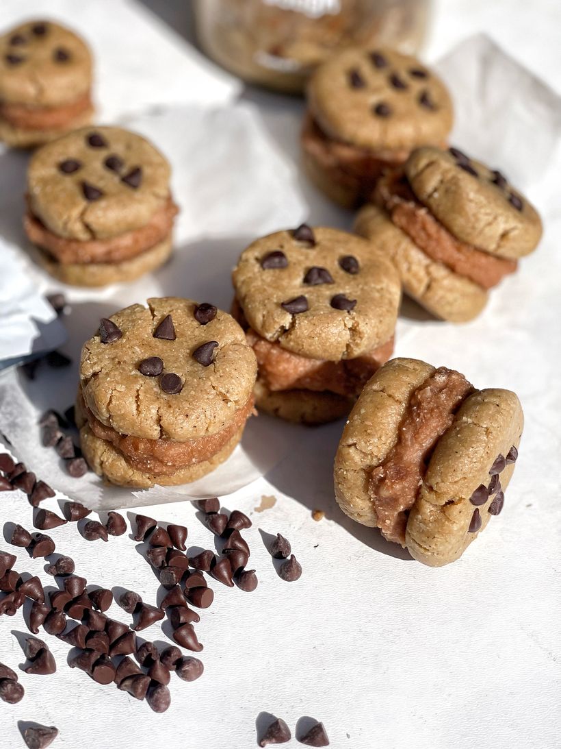 Cookie dough sandwiches