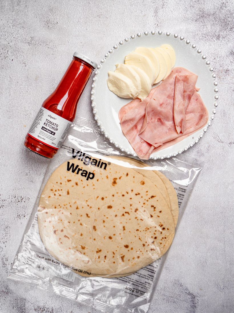 Wrap se šunkou a mozzarellou