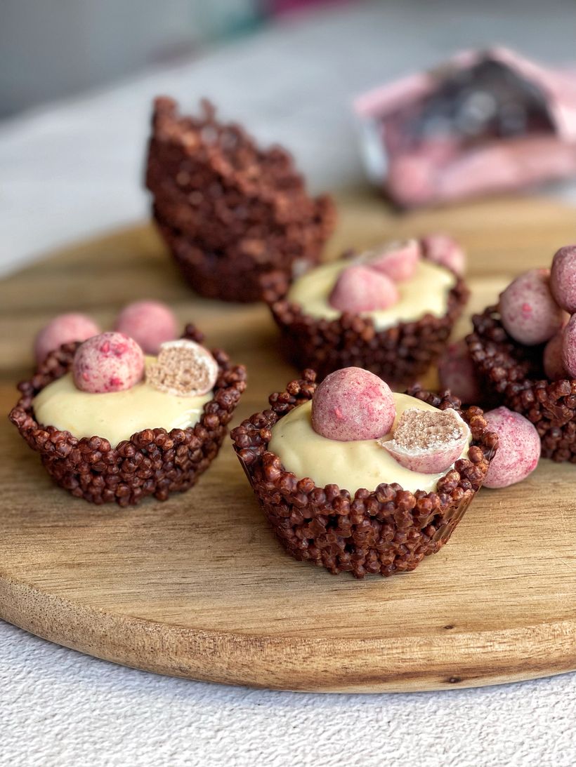 Proteínové čokoládové košíčky