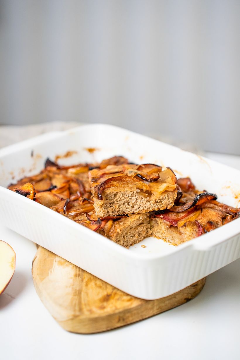 Apfel-Cobbler mit Quark