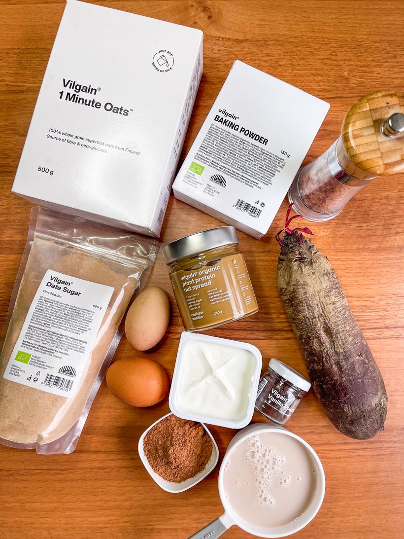 Brownies din sfeclă roșie