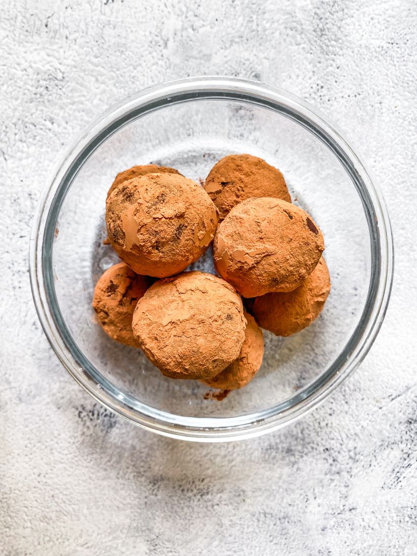 Trufe Tahini în ciocolată