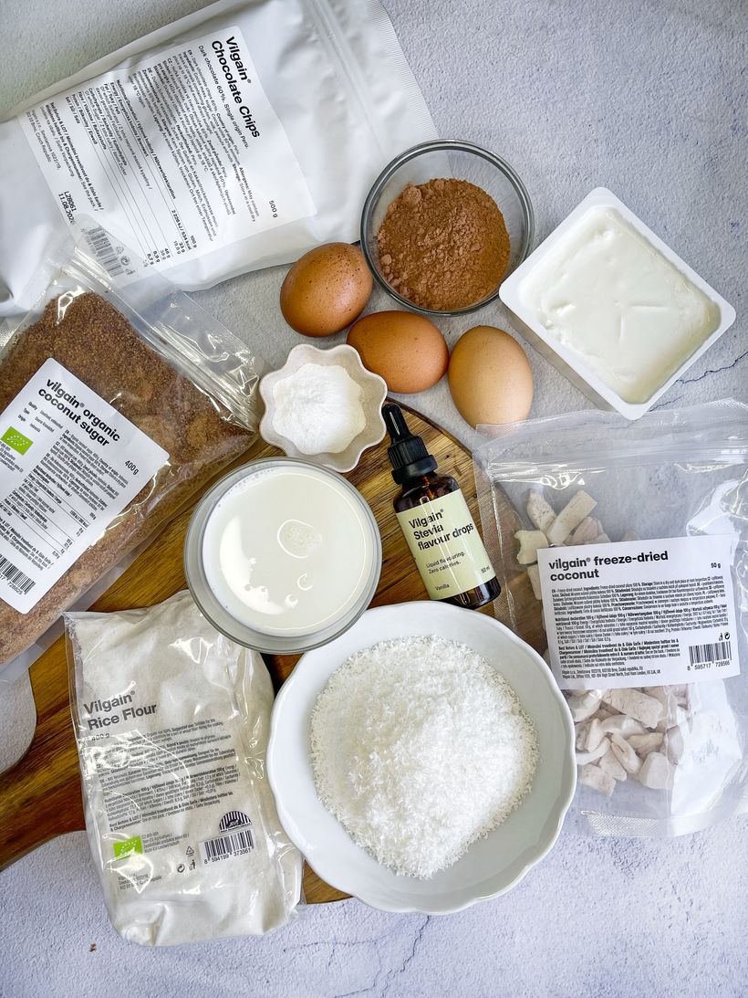 Jednoduchý kokosový dort s tvarohovým krémem