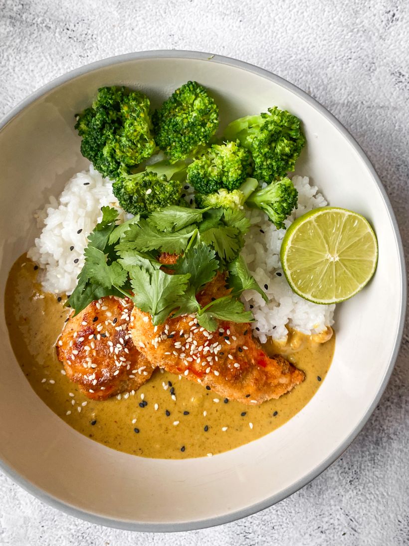 Kuřecí Panang Curry s rýží