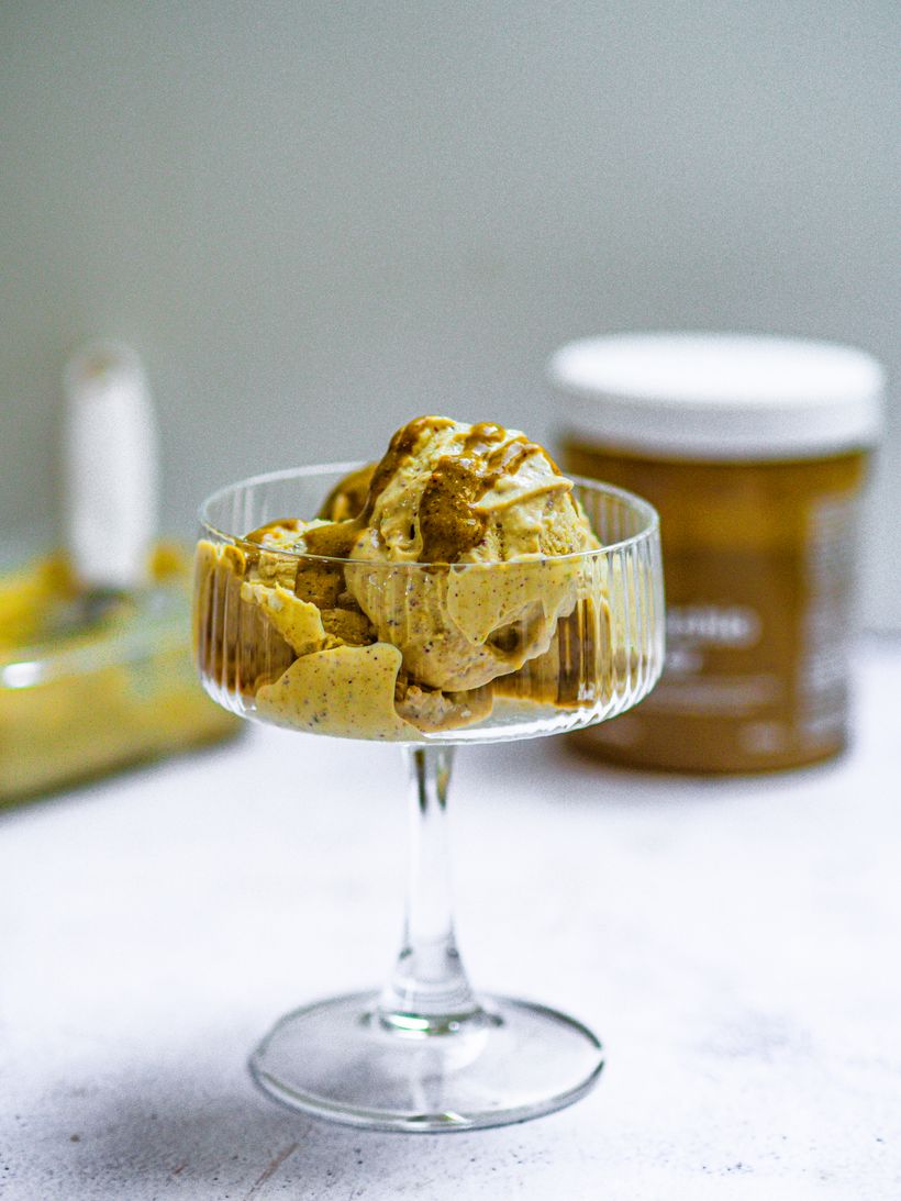 Pistáciová cottage zmrzlina