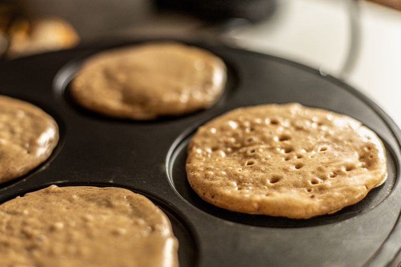 Protein-Kefir-Pancakes aus Hafermehl