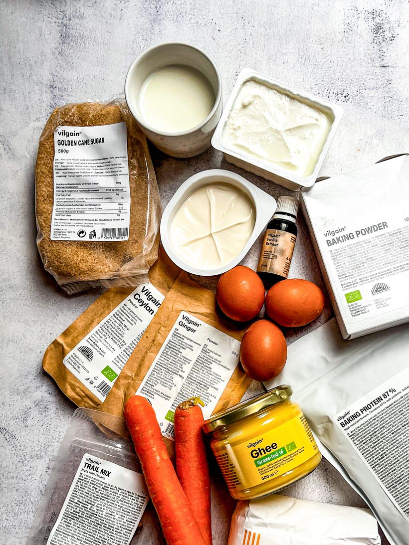 Mrkvové muffiny s tvarohovým krémem