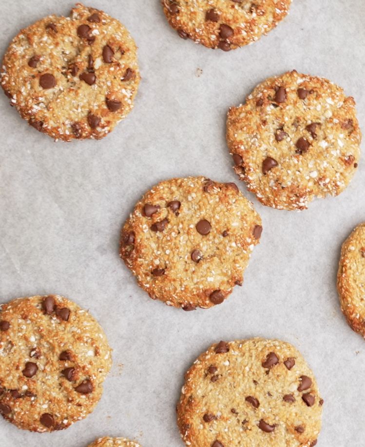 Oatmeal Chocolate Chip Cookies with Banana