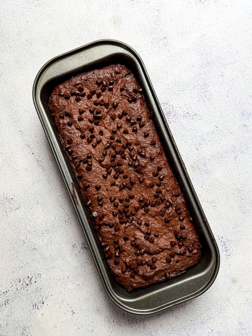 Bananenbrot mit Schokolade