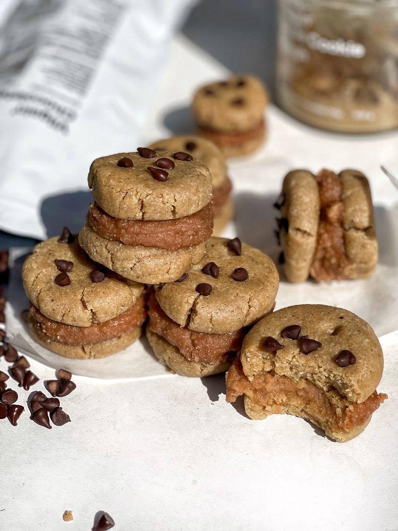 Cookie dough sandwiches
