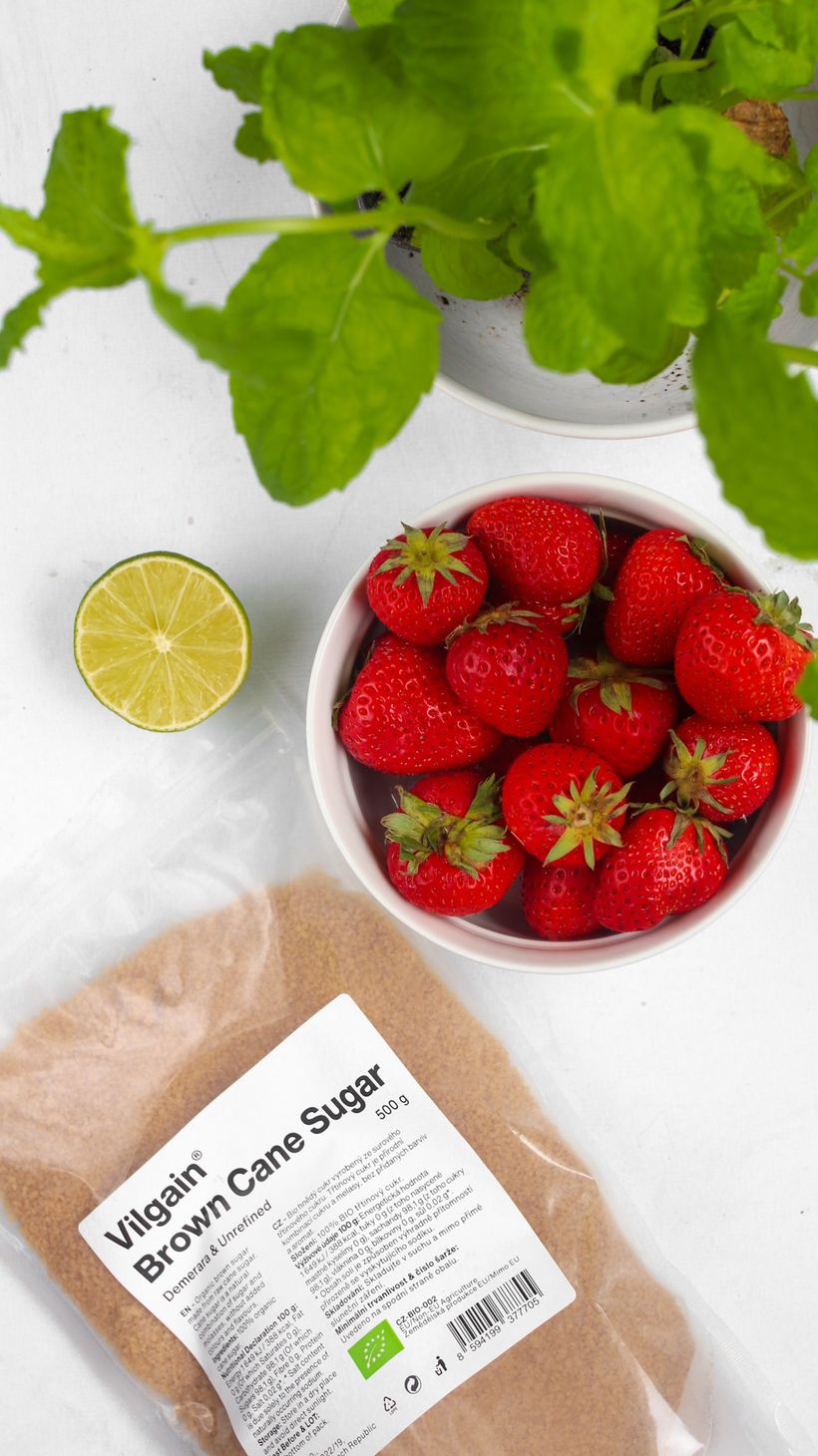 Jahodové mojito bez alkoholu