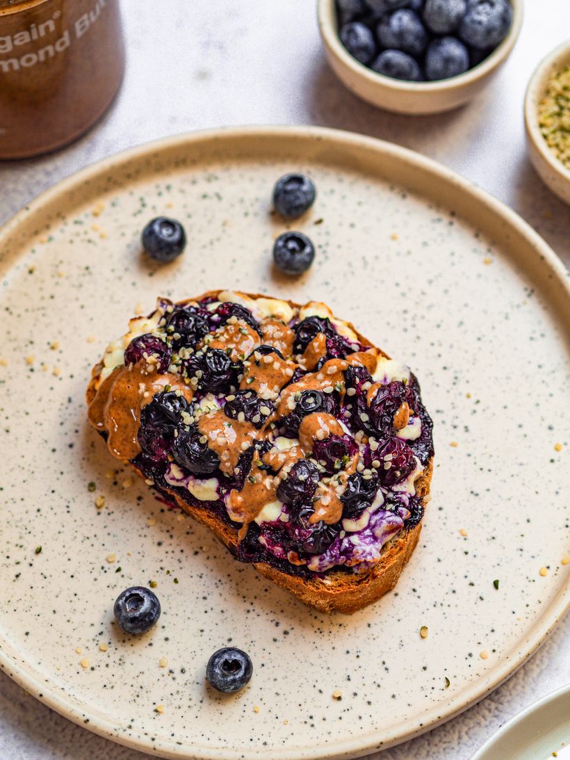 Sweet Cottage Cheese Toast