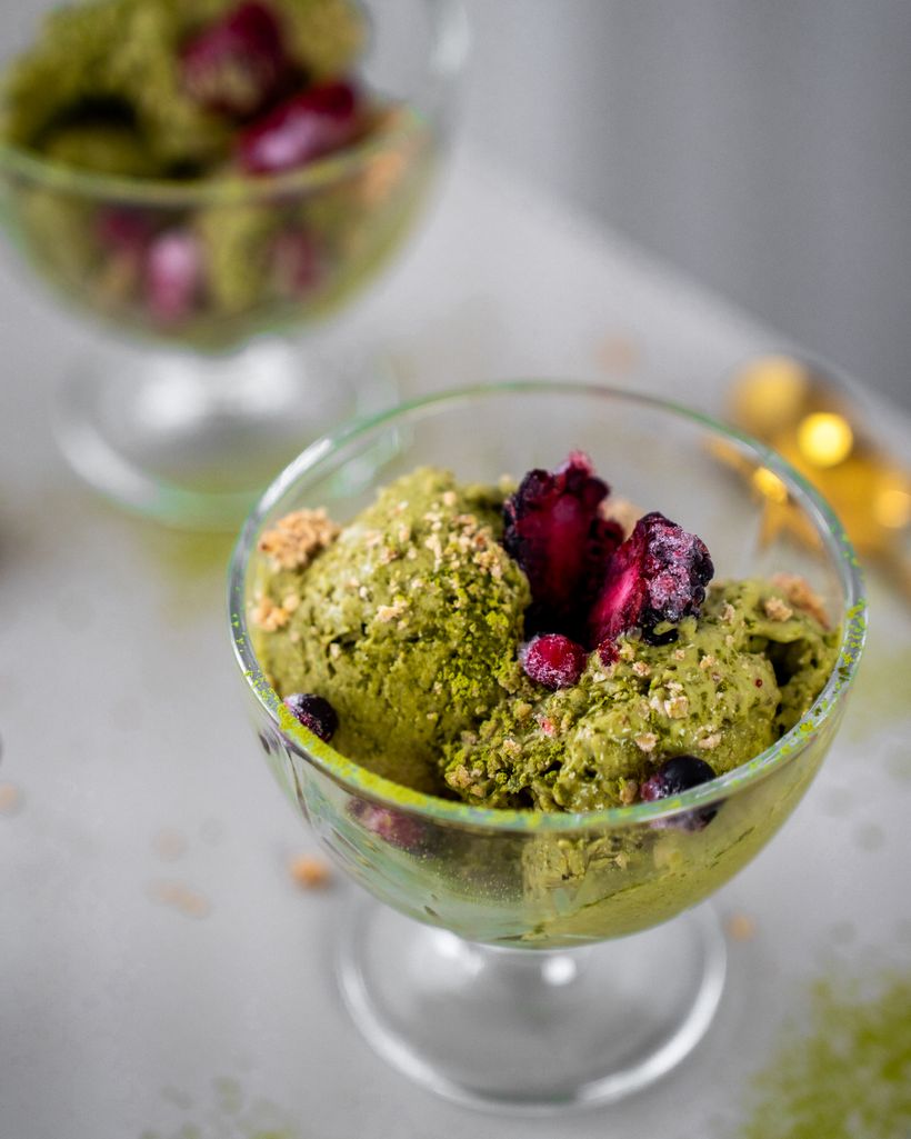 Kokosová matcha zmrzlina