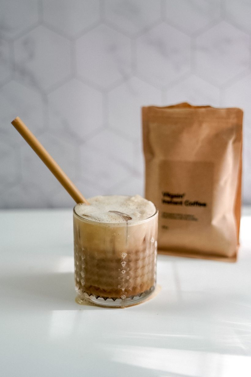 Banana Ice Coffee: banánová ledová káva