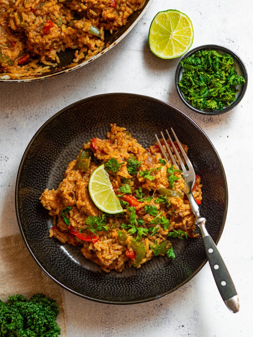 Kuřecí fajitas s rýží