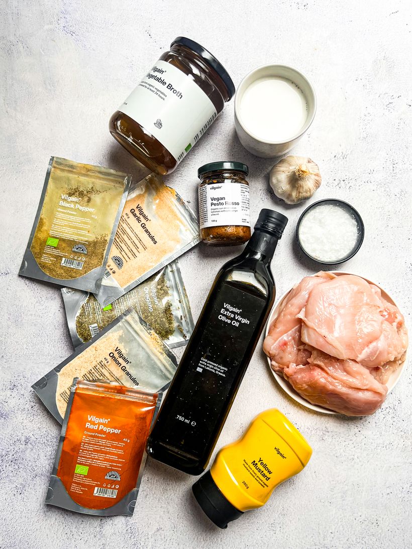 Kuřecí maso se smetanovou omáčkou