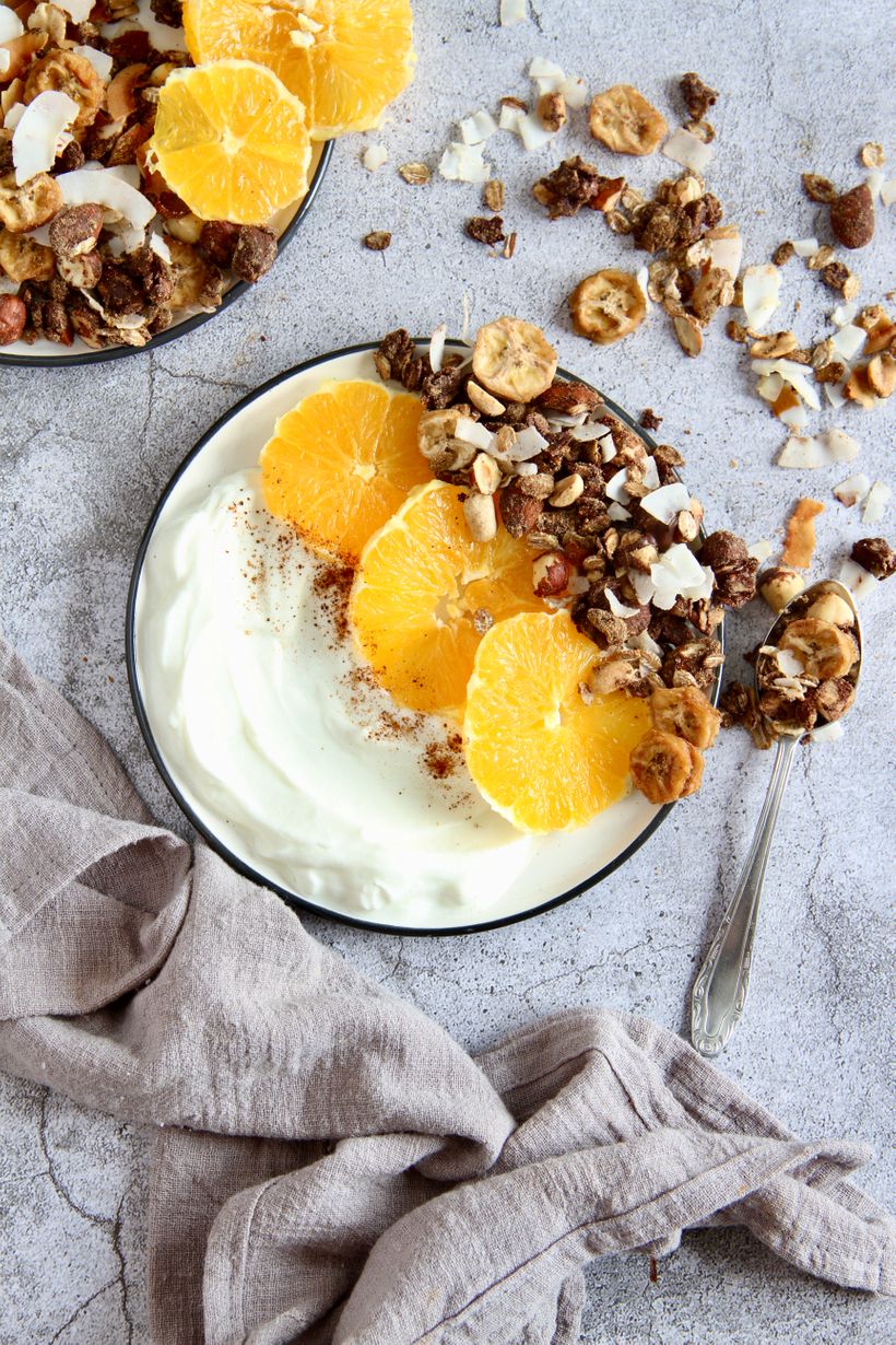 Domácí čokoládová granola