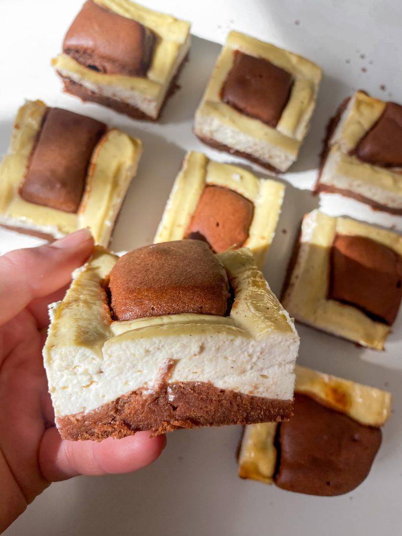 Prešívaná deka s tvarohom a pudingom