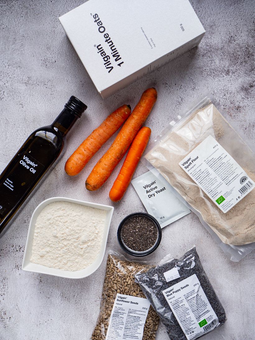 Domáce mrkvové žemle