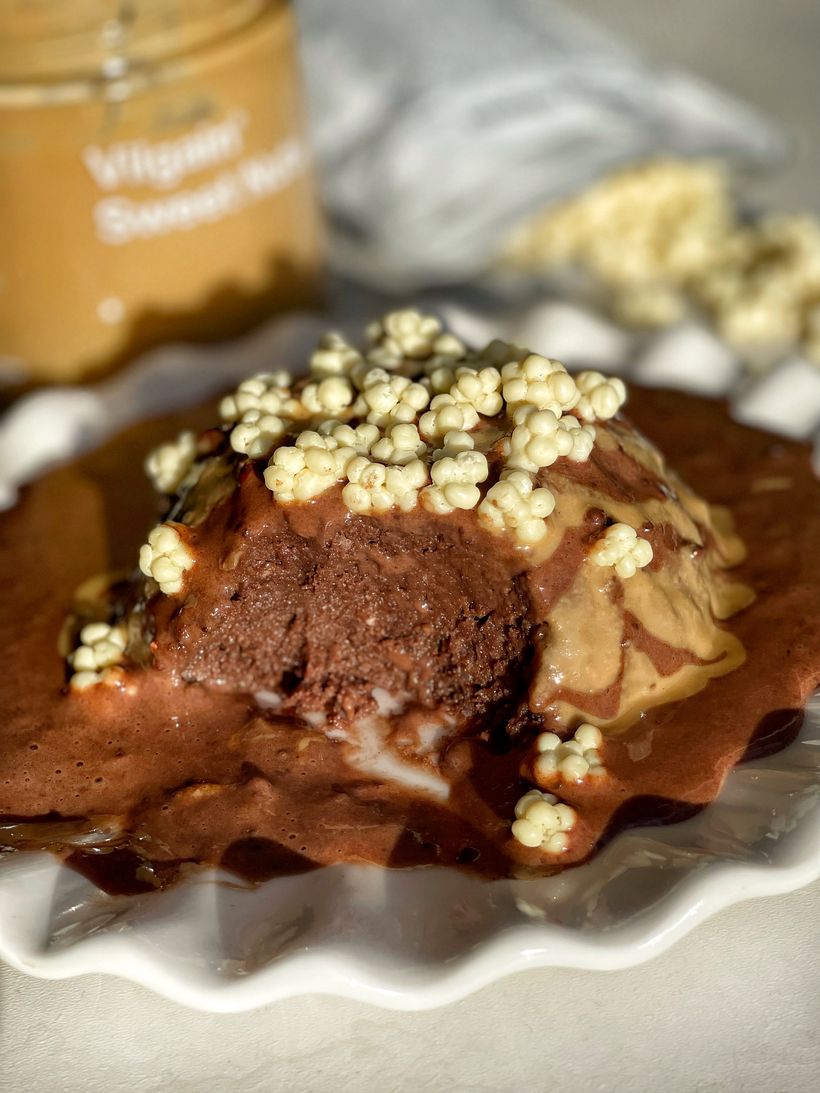 Minutová rýžová kaše trochu jinak  - nepečený čokoládový dezert