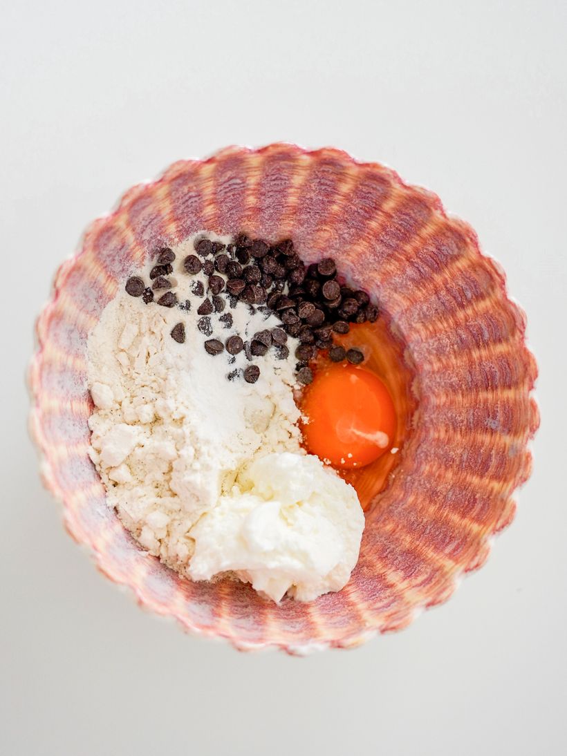 Proteinová buchta s ovocem pro jednoho