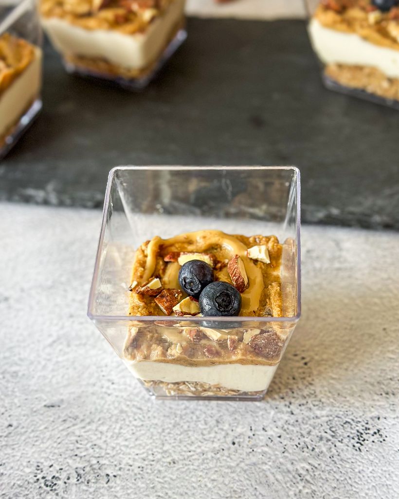 Karamelový cheesecake do skleničky