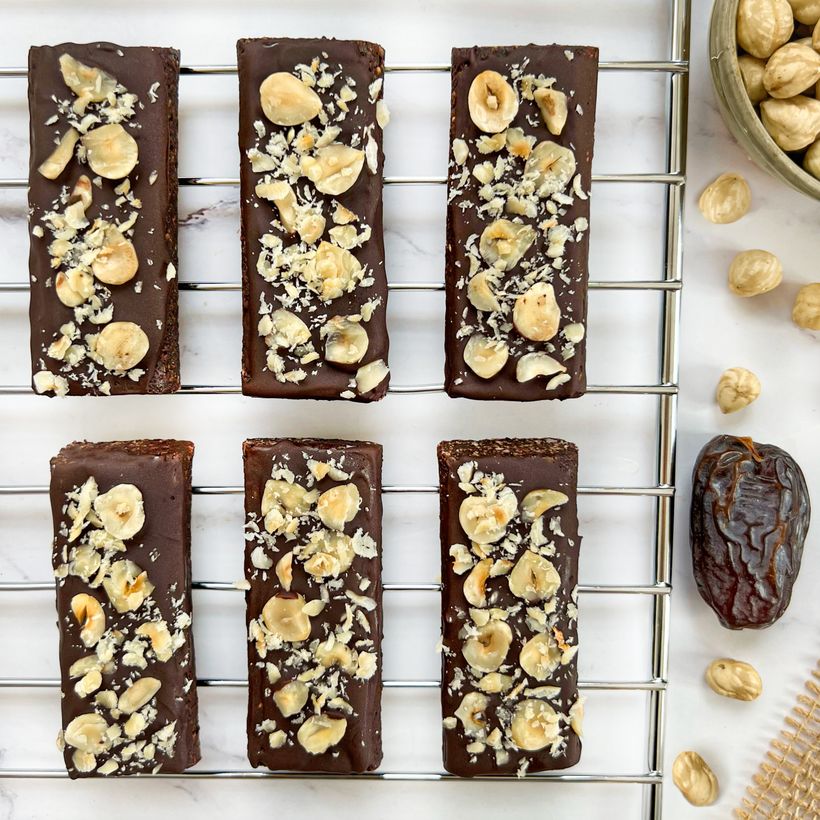 Proteínové tyčinky à la Ferrero Rocher