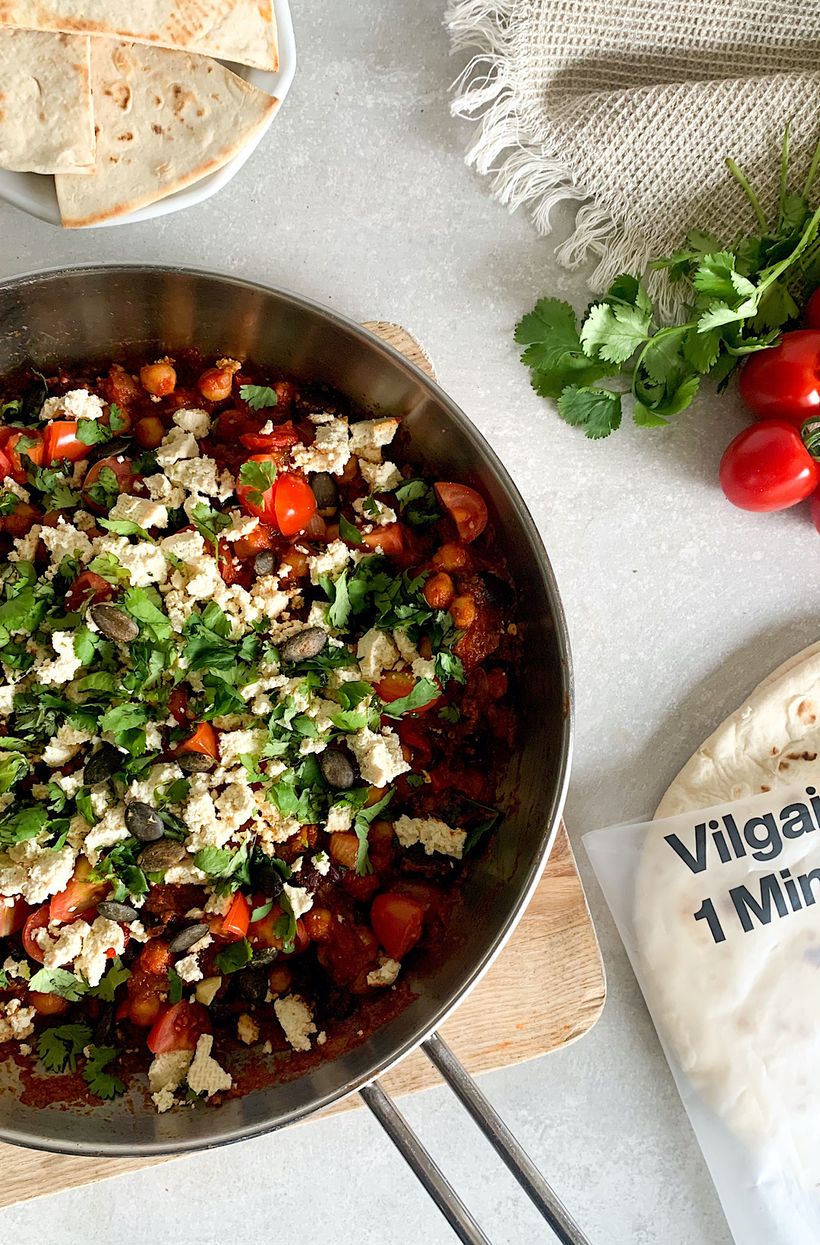 Vegan Shakshuka, na které si pochutná i jedlík masa