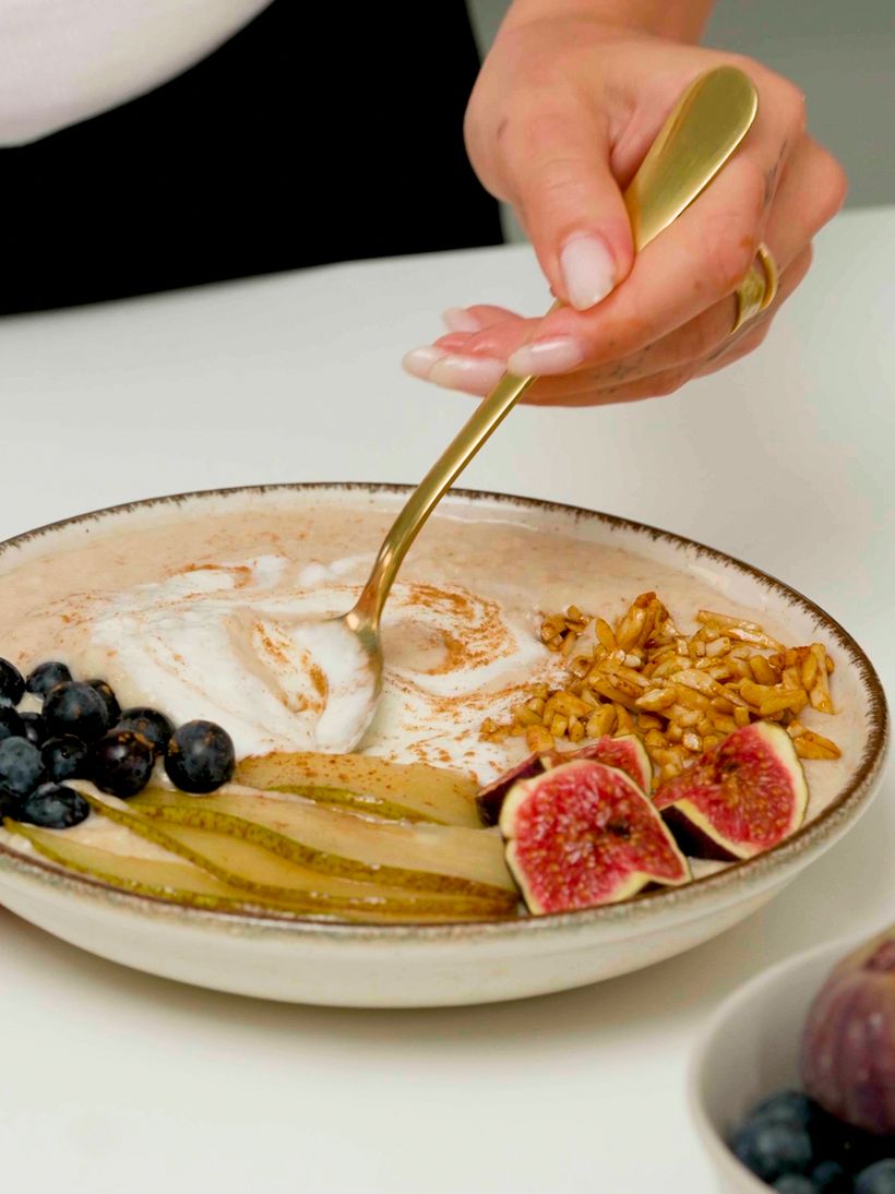 Fermentierter Porridge ohne Gluten