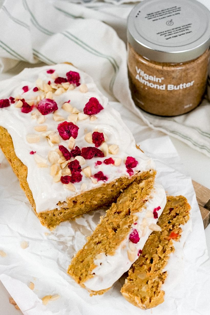 Vegan banánovo-mrkvový chlebíček