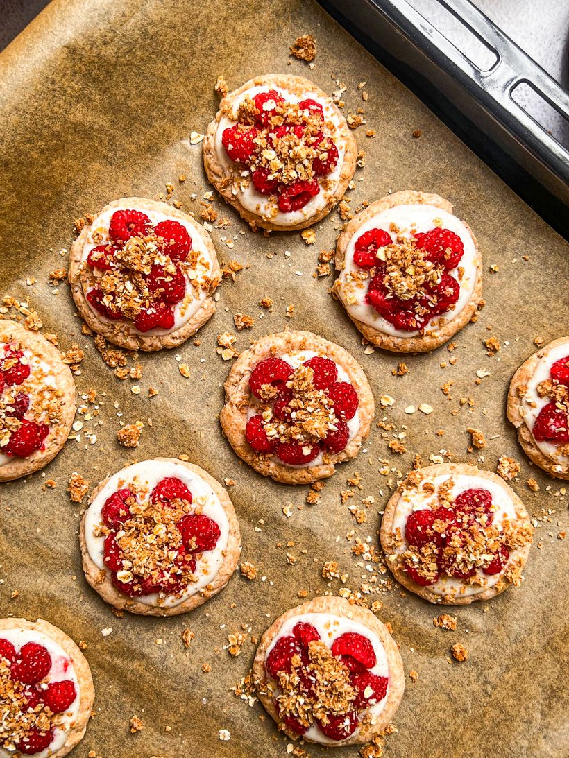 Tvarohové koláčky s ovocem