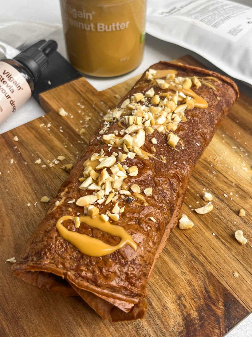 Cottage cheese čokoládový wrap