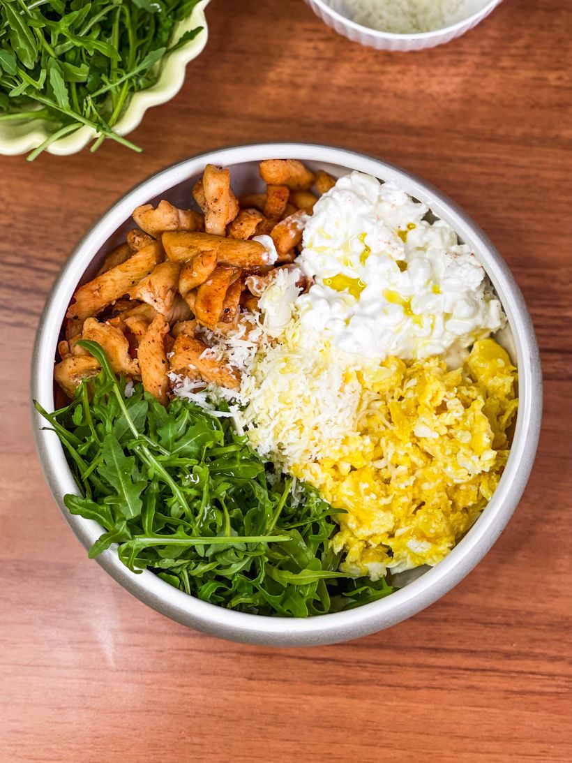 Protein bowl s kuřecím