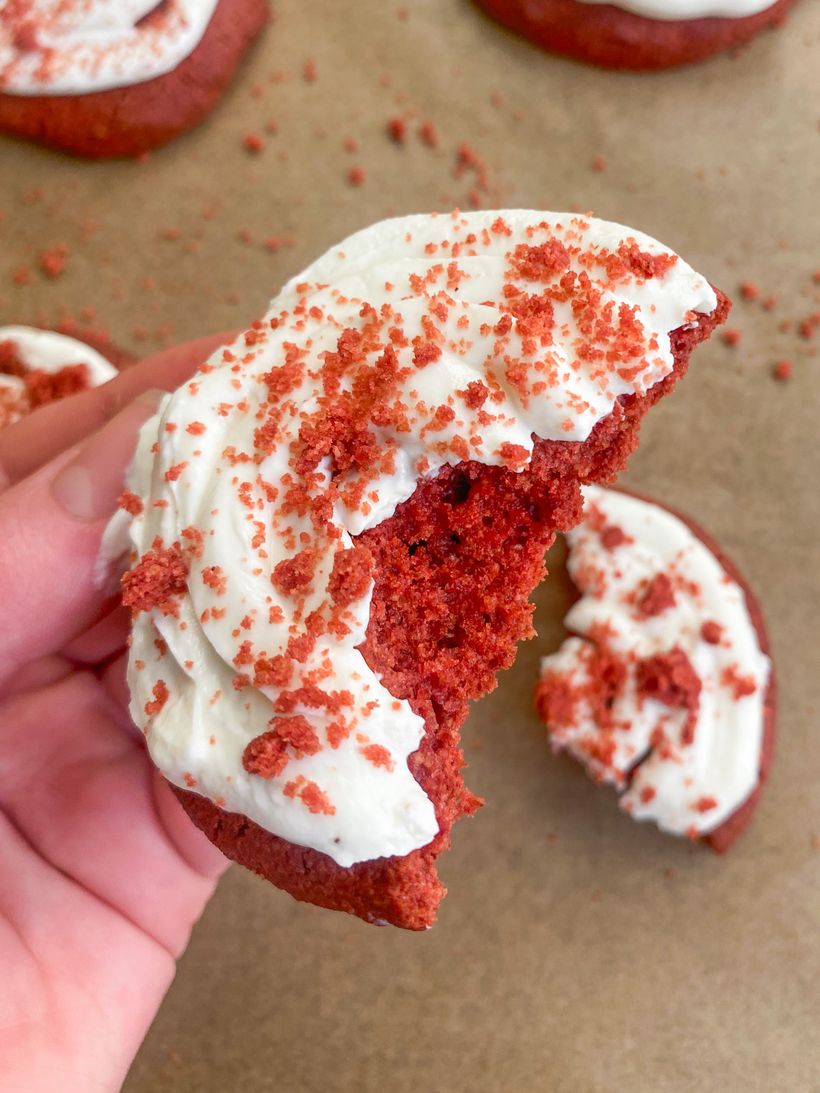 Red Velvet Cookies z červené řepy