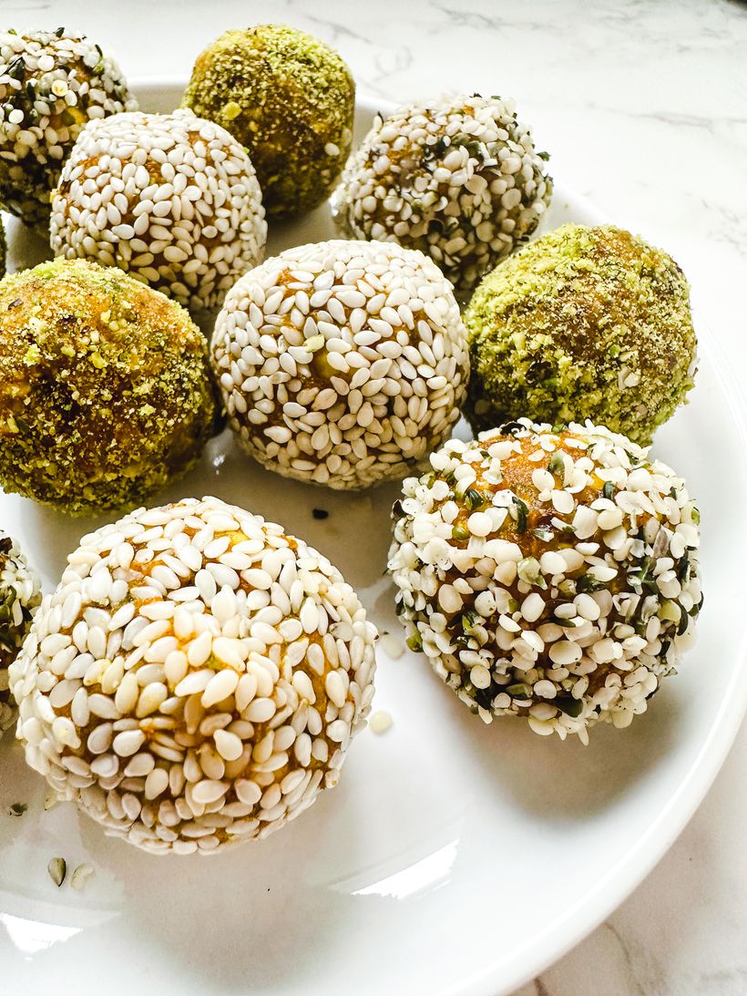 Pistáciové energy balls z dýňového pyré