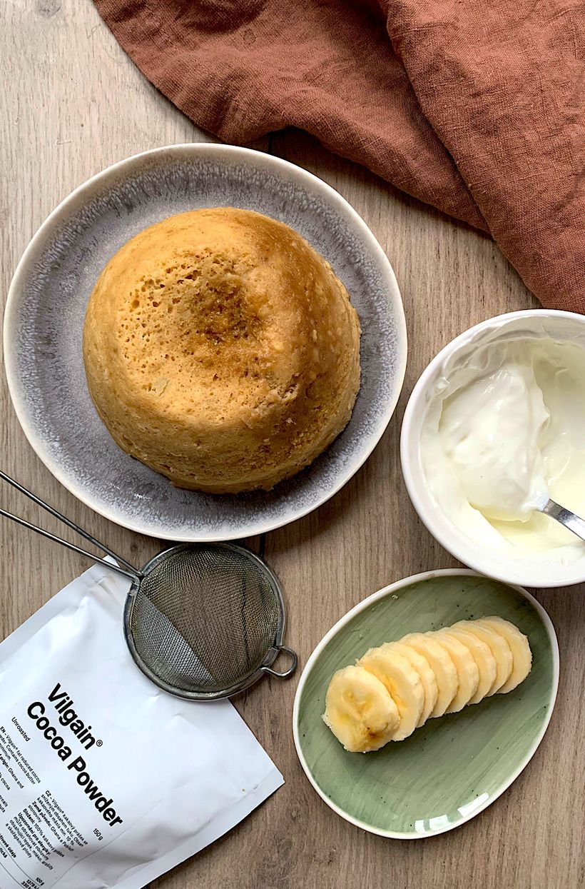 Tiramisu mug cake plný bielkovín