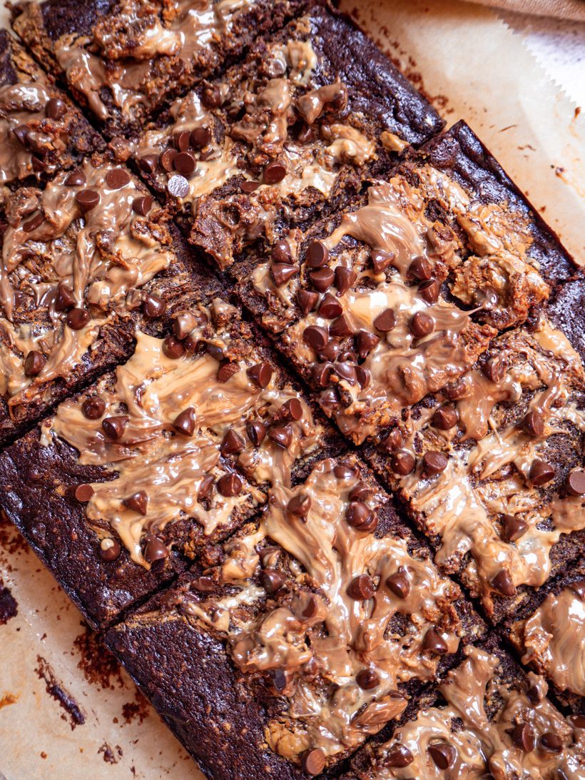 Brownies s arašídovým máslem