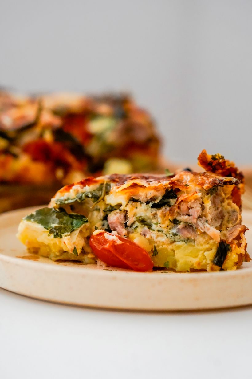 Bramborový quiche s kuřecím masem