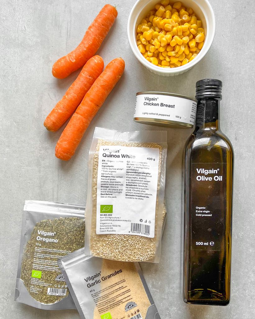 Zdravé jídlo do krabičky na půl dne