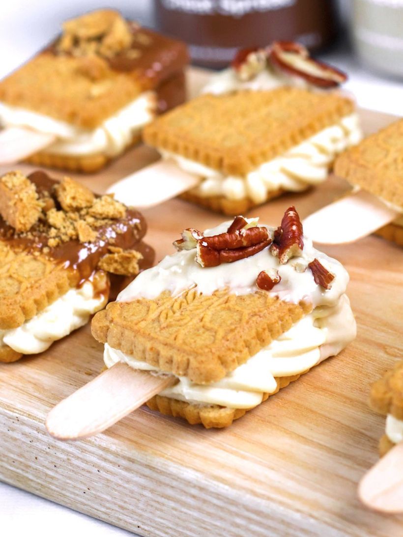 Zmrzlinky ze sušenky bez cukru