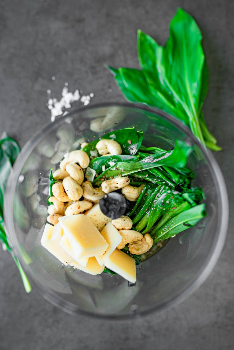 Paste cu pesto de leurdă