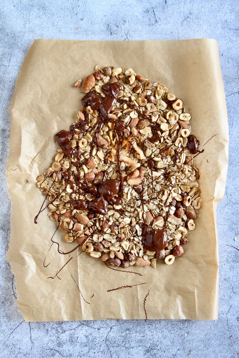 Domácí čokoládová granola