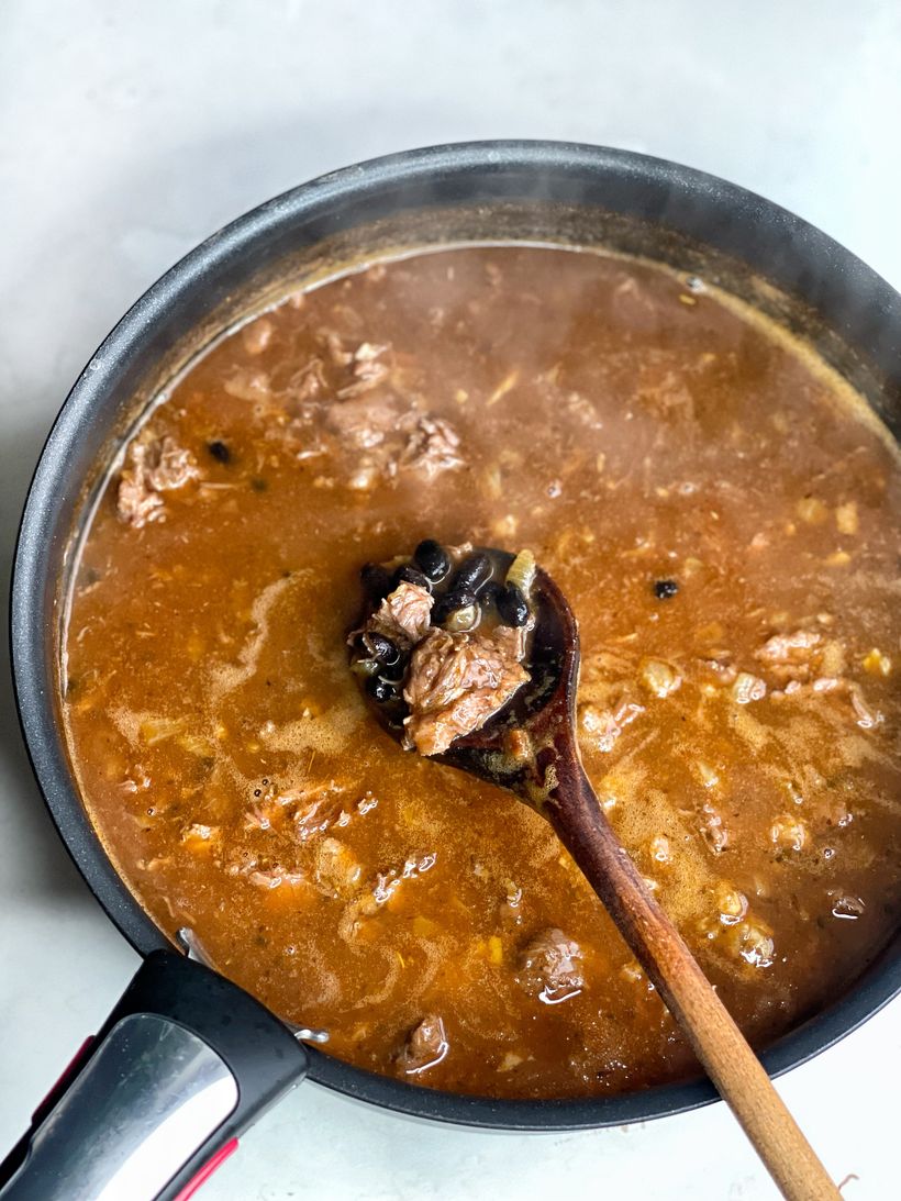 Rychlý fazolový guláš s hovězím