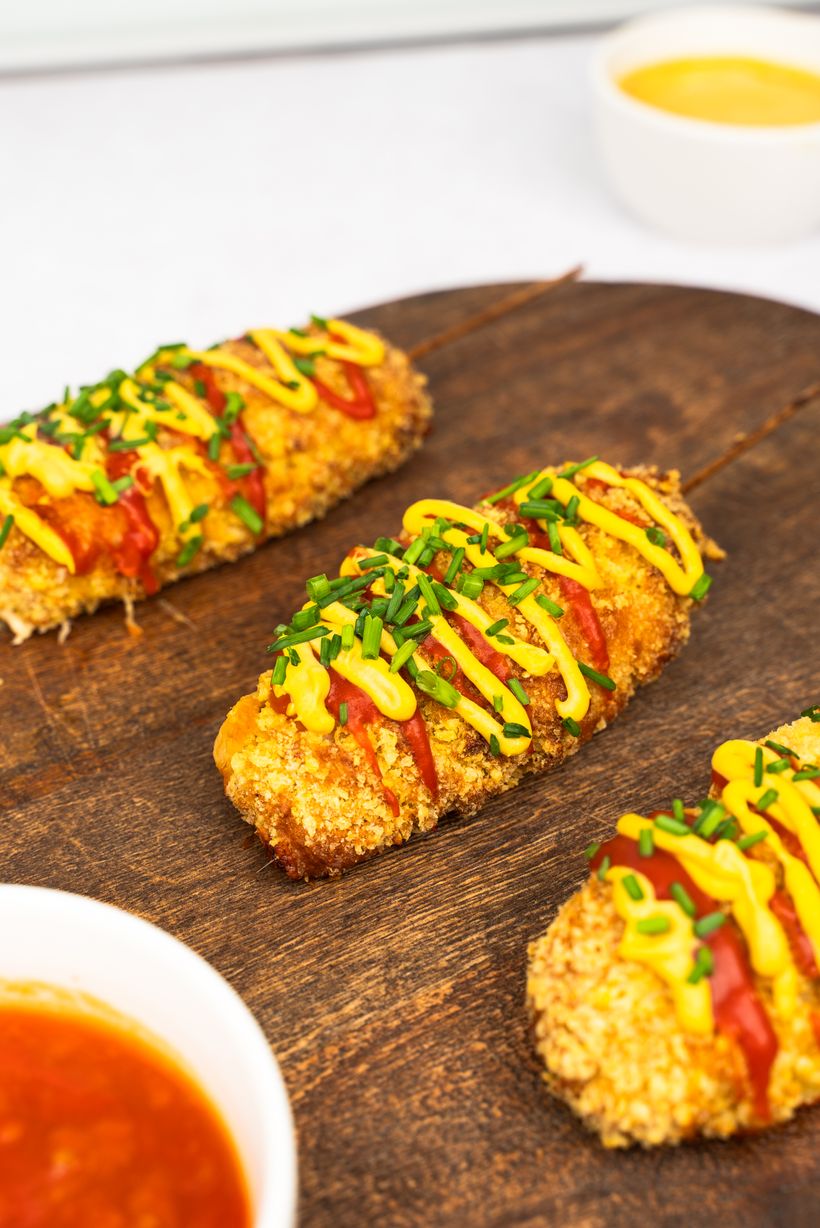 Corn Dogy z horkovzdušné fritézy