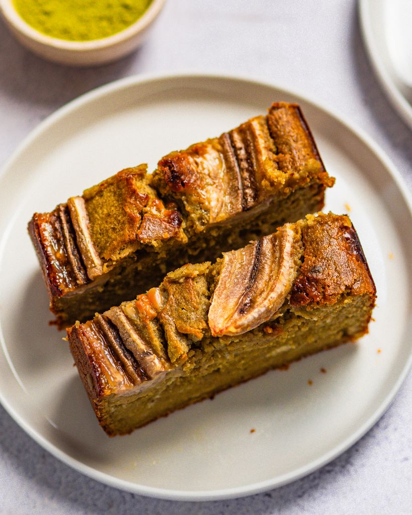 Matcha banana bread