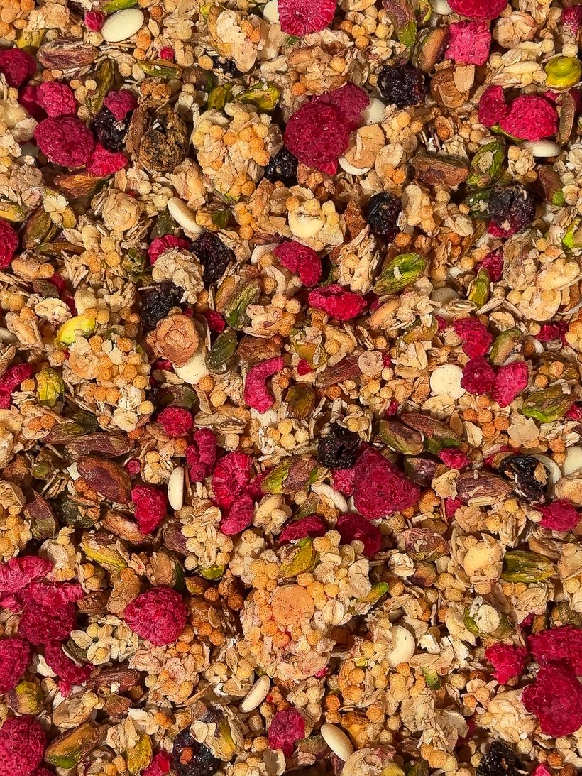 Domácí pistáciová granola