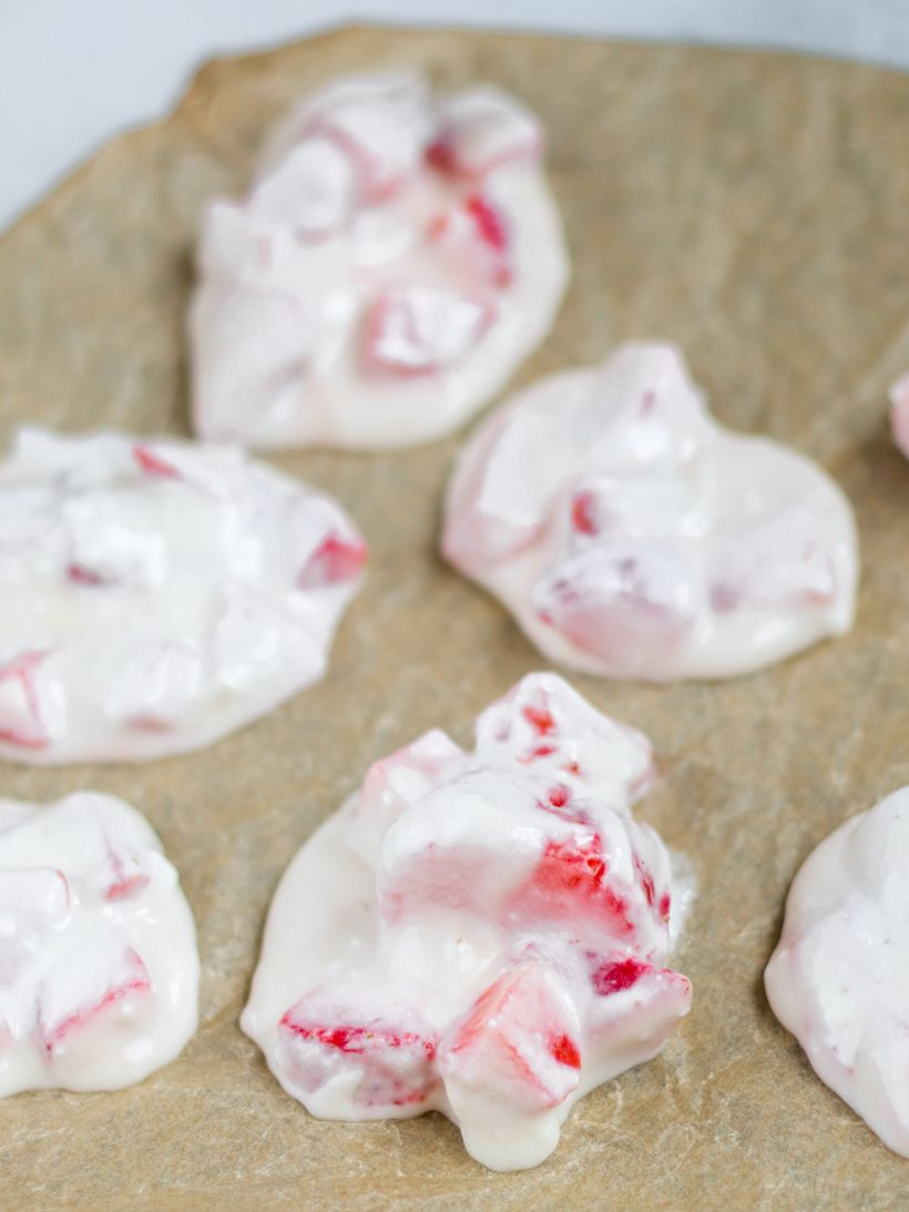 Yoghurt Frozen Bites with Fruit