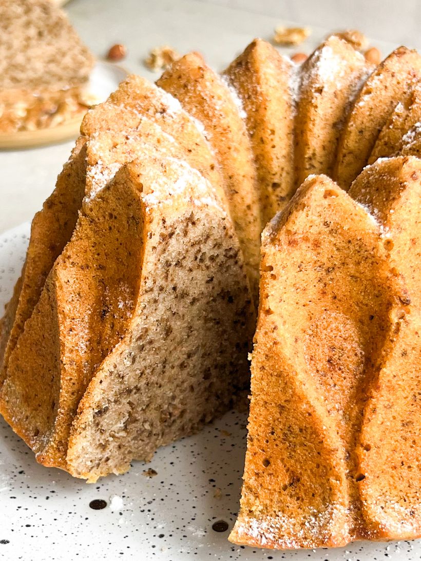 Hrníčková ořechová bábovka